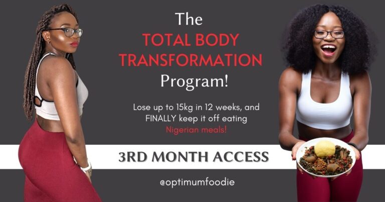 Total Body Transformation (Month 3)